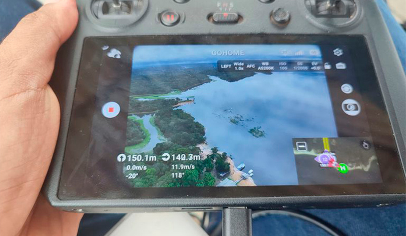Drone mapeia floresta em poucas horas