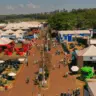 Vista aérea da Agrishow