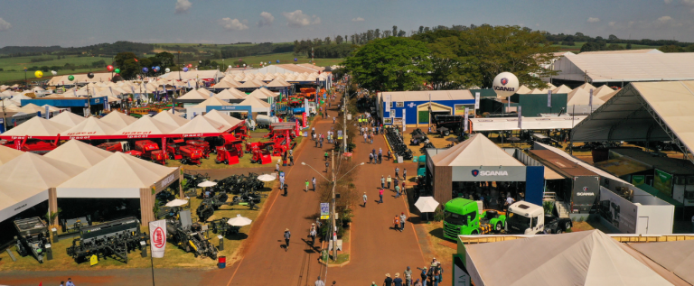 Vista aérea da Agrishow