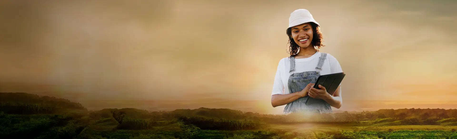 Agricultora ao Amanhecer