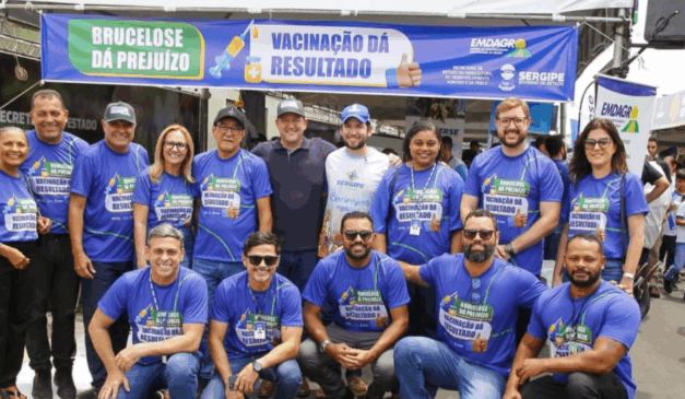 O Governo de Sergipe lançou, na última sexta-feira (19), a campanha de vacinação contra a brucelose bovina no município de Ribeirópolis