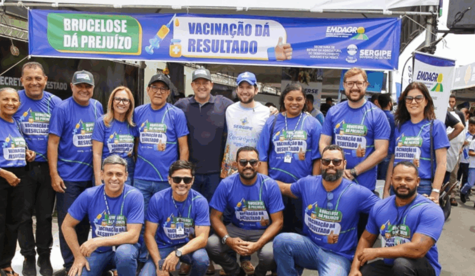 O Governo de Sergipe lançou, na última sexta-feira (19), a campanha de vacinação contra a brucelose bovina no município de Ribeirópolis