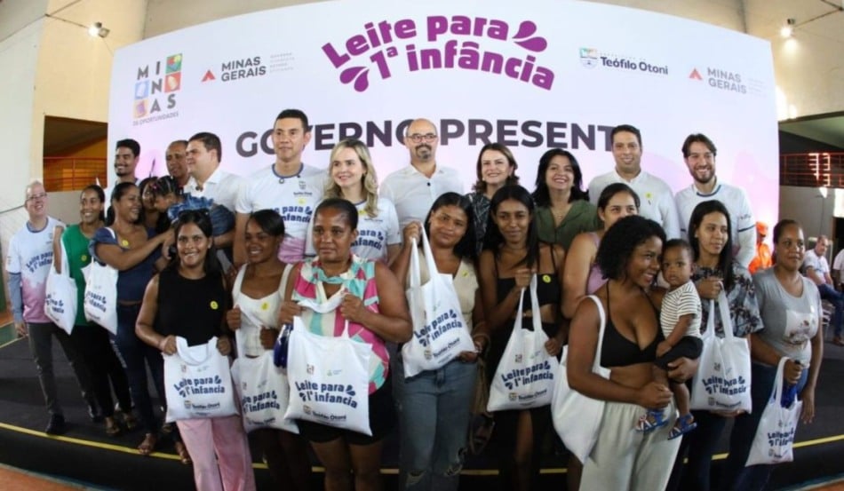 Programa Leite para a Primeira Infância fortalece a pecuária leitera de Minas Gerais.