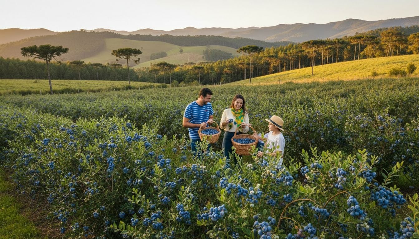 Como lucrar com turismo rural e frutas vermelhas na sua propriedade