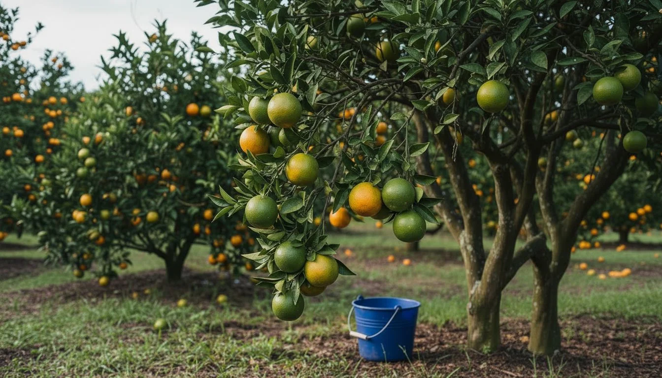 Incerteza trava contratos da safra de laranja 2026/27