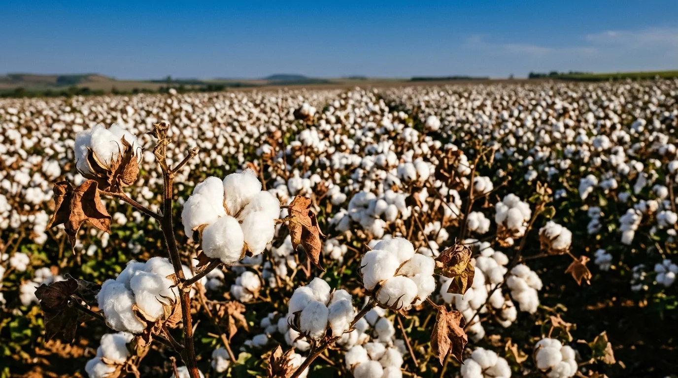 Preço do algodão atinge maior patamar em 9 meses e pressiona fiações