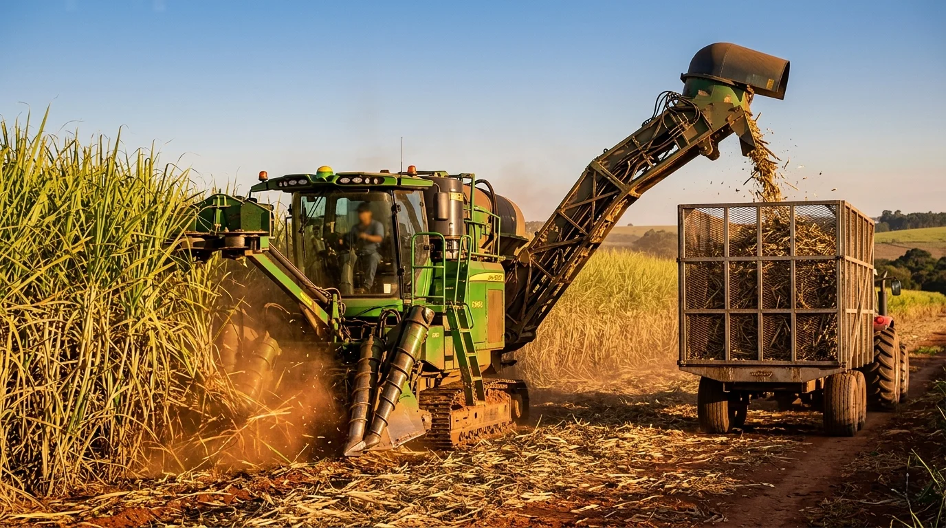 Brasil deve colher 709 milhões de toneladas de cana e cravar área recorde na safra 2026/27