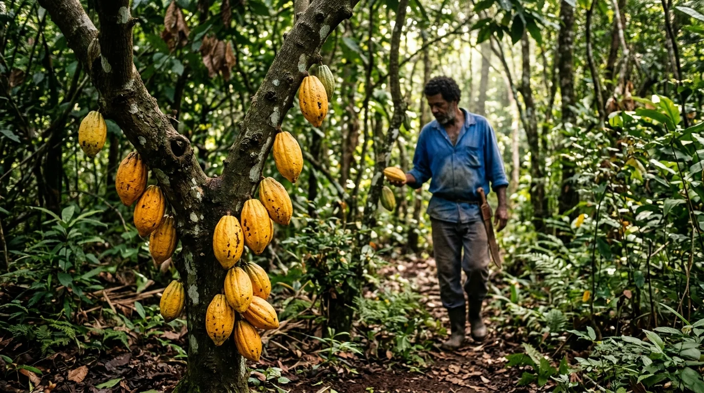Projeto no sul da Bahia promete triplicar a produtividade do cacau sem derrubar uma árvore