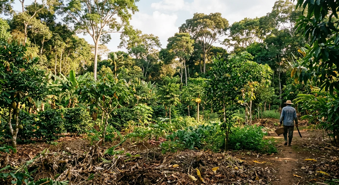 Agricultura sintrópica comercial: como transformar sucessão natural em produção rentável