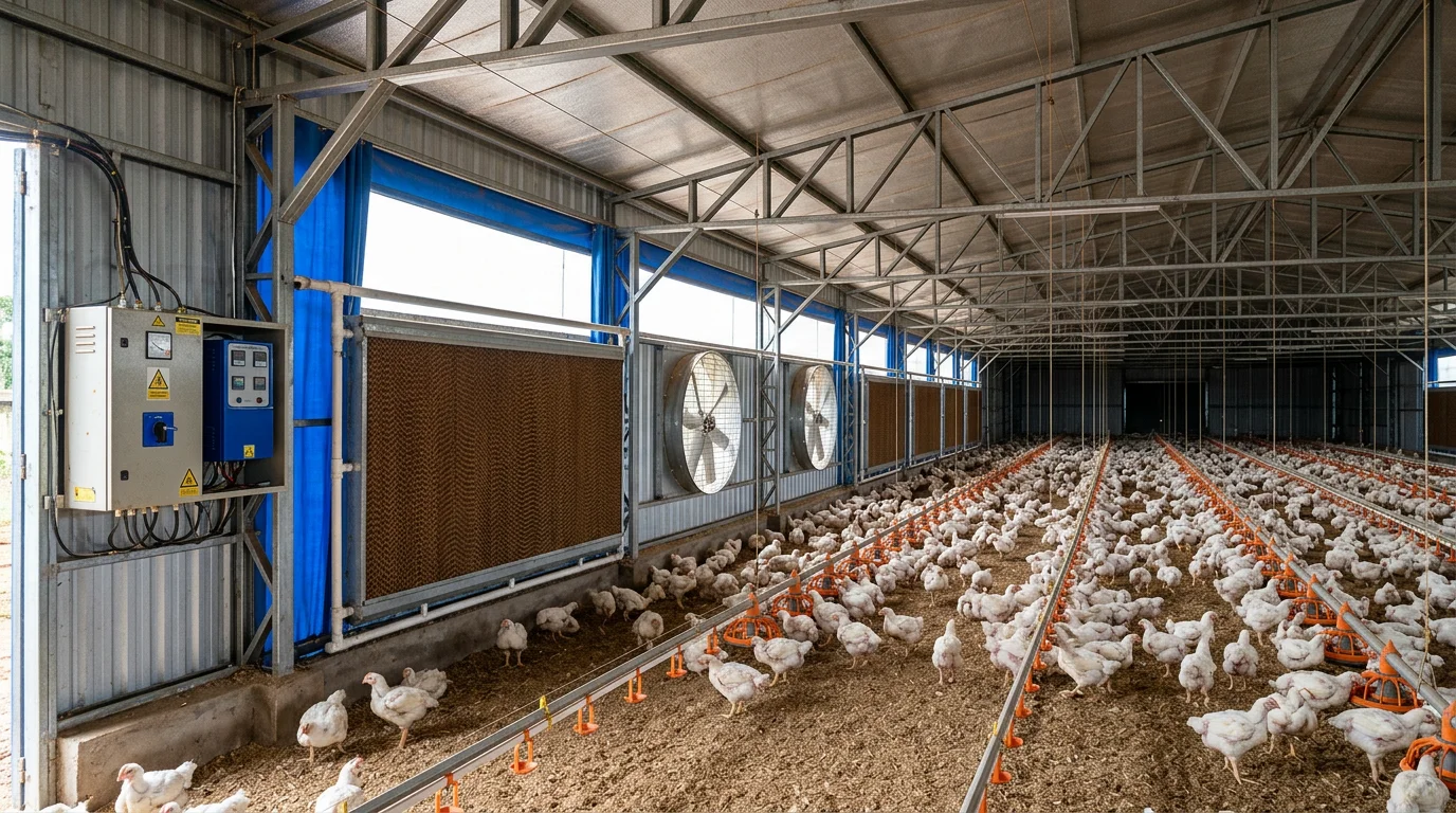 Climatização de aviários: como a ambiência transforma a lucratividade na avicultura