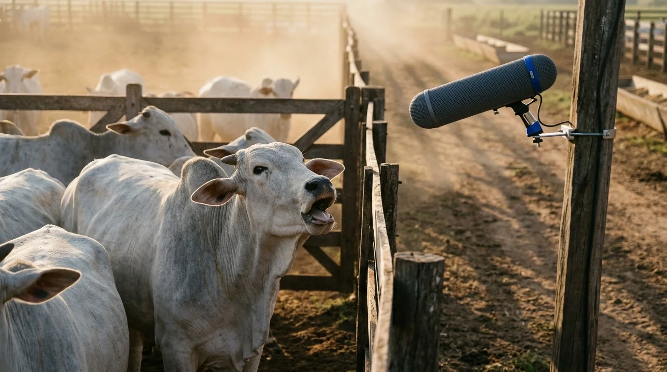Bioacústica e IA: o ‘Shazam’ do curral antecipa doenças e exige nova postura na gestão do rebanho